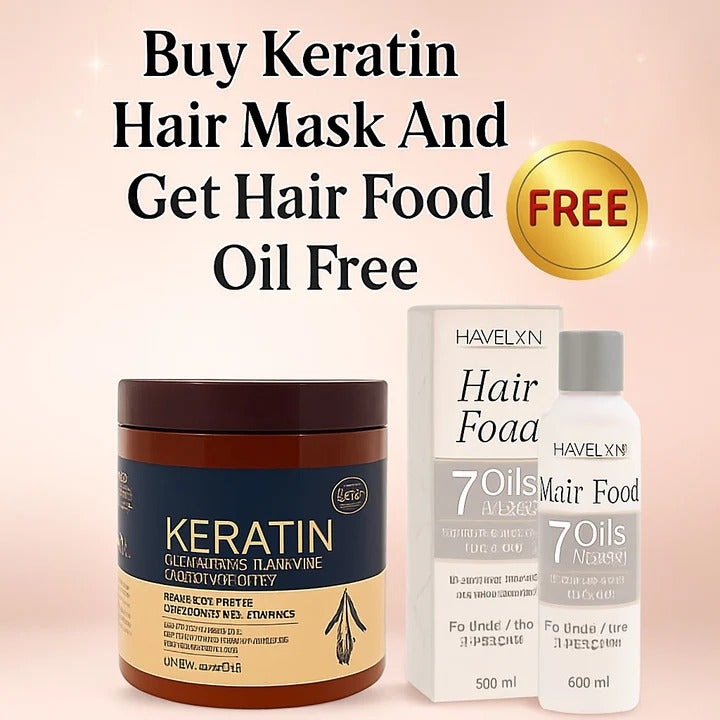 Deal Keratin Hair Mask And Hair Food Oil