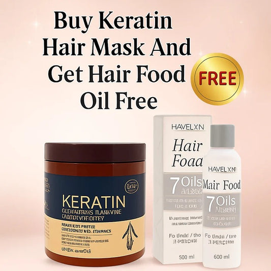 Deal Keratin Hair Mask And Hair Food Oil